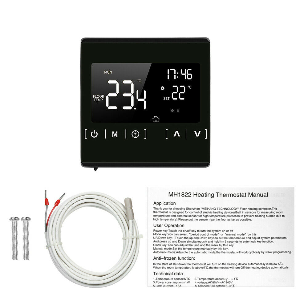 Smart Programmable Home 4 Wire Digital Thermostat – Home fusion