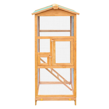 Large Outdoor Wooden Parakeet / Parrot Bird Cage