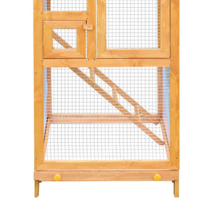 Large Outdoor Wooden Parakeet / Parrot Bird Cage