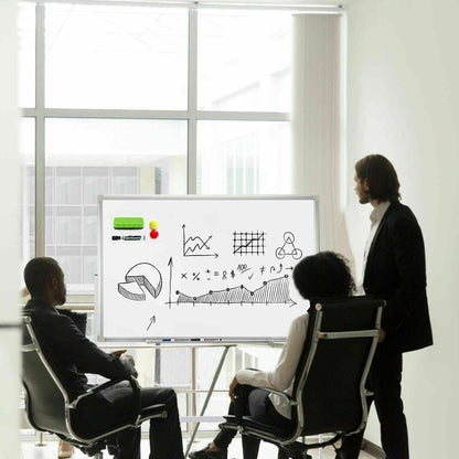 Portable Rolling Magnetic Office Dry Erase Whiteboard