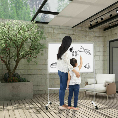 Portable Rolling Magnetic Office Dry Erase Whiteboard