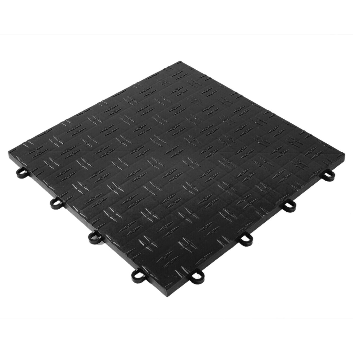 Large Interlocking Garage Flooring Mat Tile Set 50 Pcs