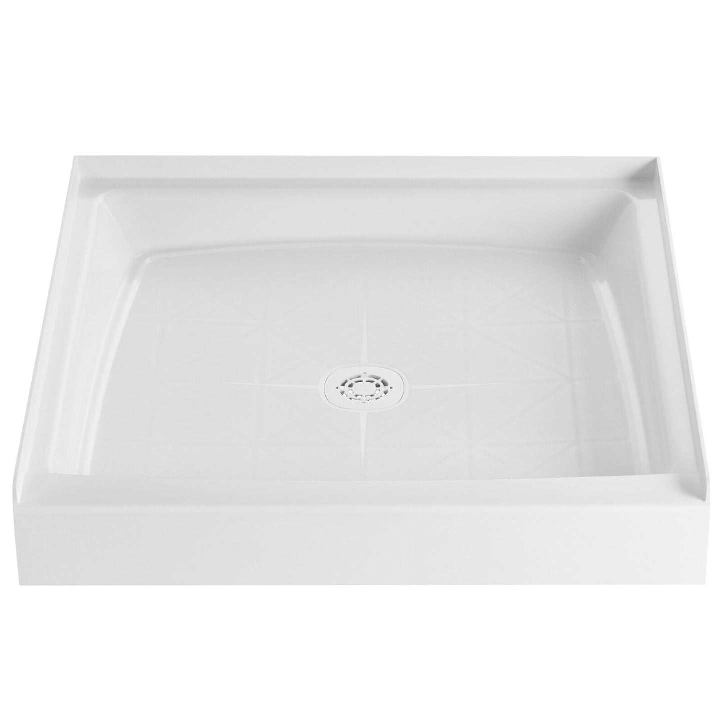 Standard Size Stand Up Solid Surface Shower Tile Base Pan 36" x 36"