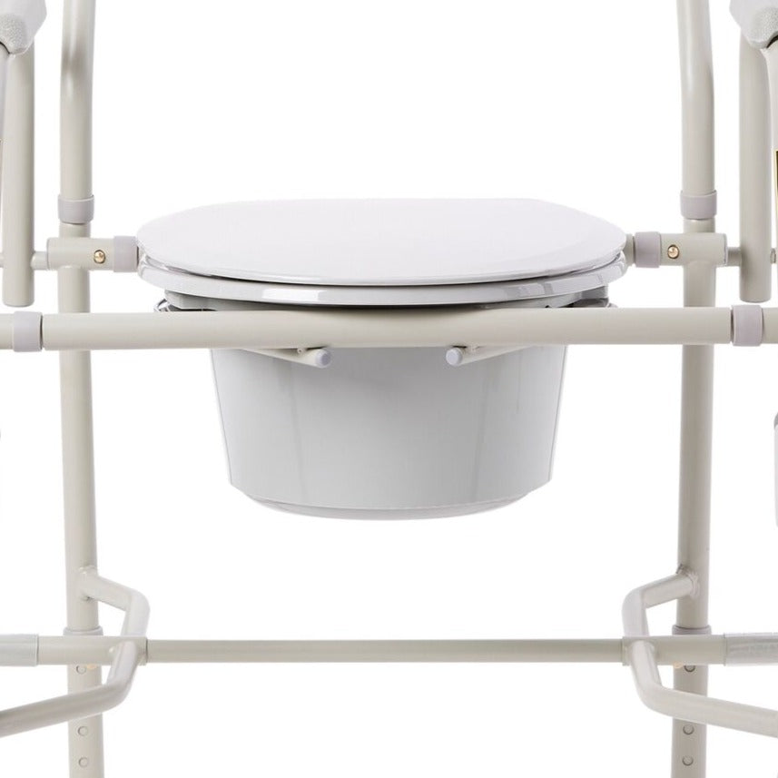 Drop Arm 3 In 1 Bedside Over Toilet Commode