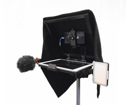 Universal Compact Cue Parrot iPad Teleprompter With Beam 12.9"