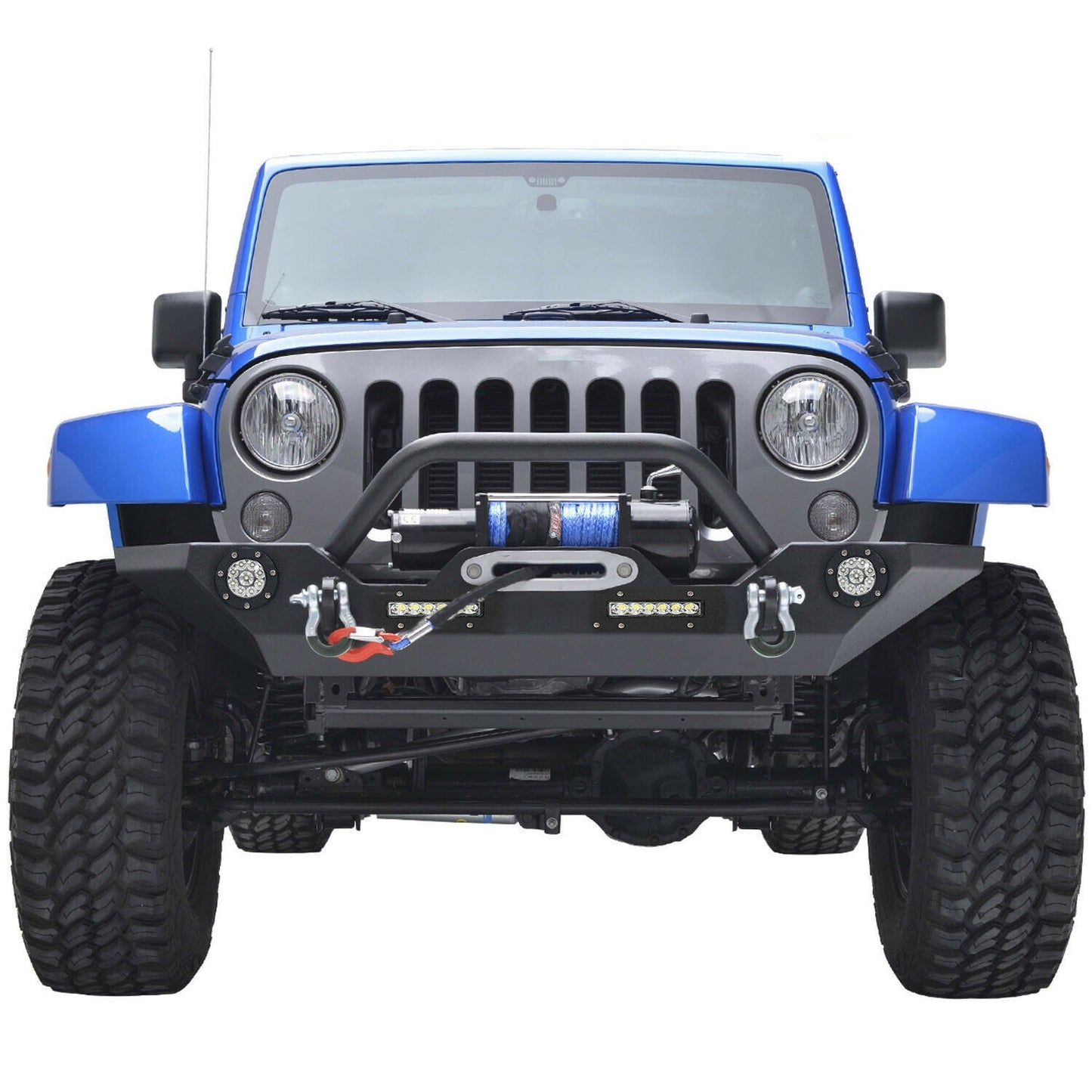 Premium Scratch Resistant Jeep Wrangler JK Front / Rear Bumper 2007 - 2018