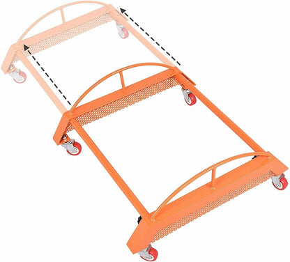 Adjustable Four Wheel Car Tire Moving Dolly Cart