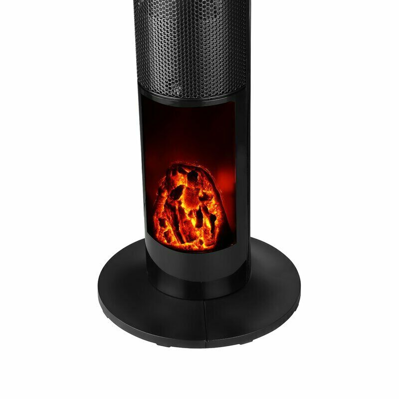 Free Standing Indoor / Outdoor Electric Space Tower Patio Heater With Thermostat