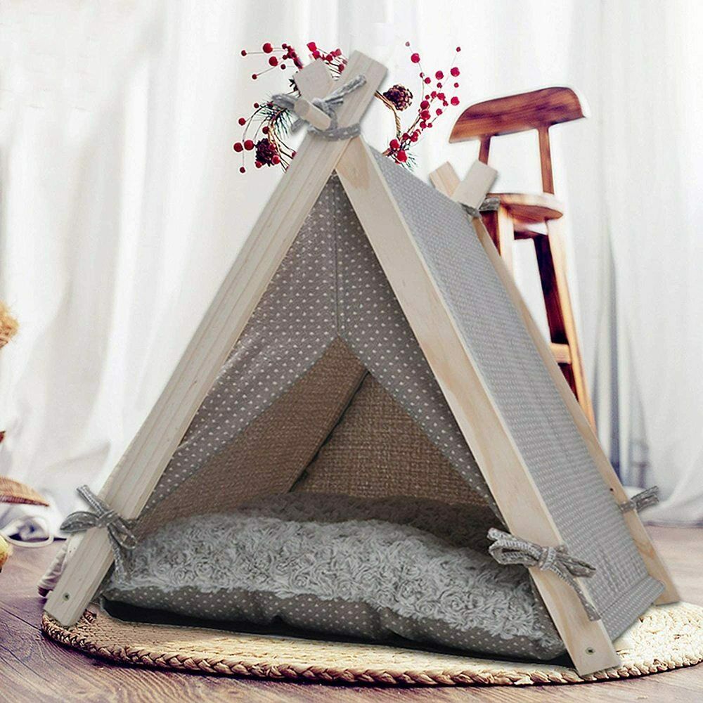 Large Portable Cozy Pop Up Pet Dog Teepee