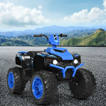 Heavy Duty Kids Electric Four Wheeler ATV Quad W/ Lights And Music