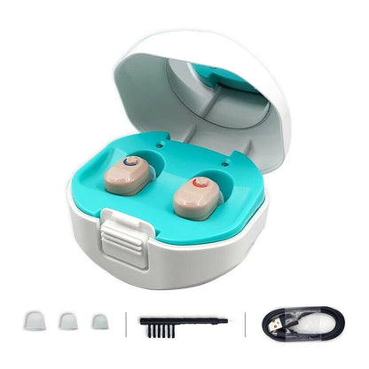 Premium Small Digital Rechargeable Sound Hearing Aids Set