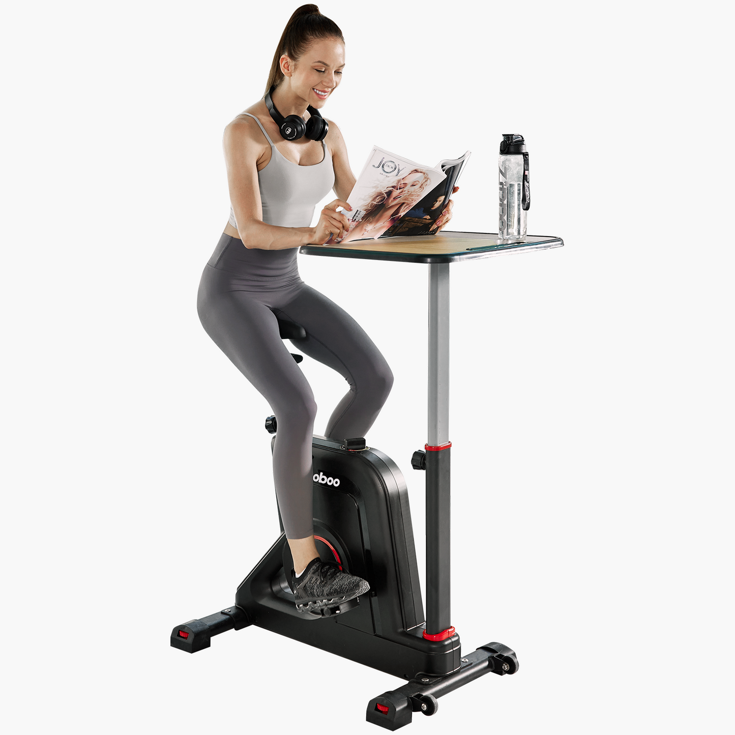 Ultra Resistant Stationary Exercise Pedal Desk Exerciser Bike