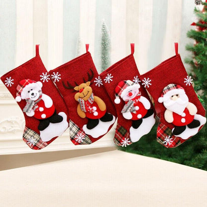 Large Family Christmas Sock Stockings