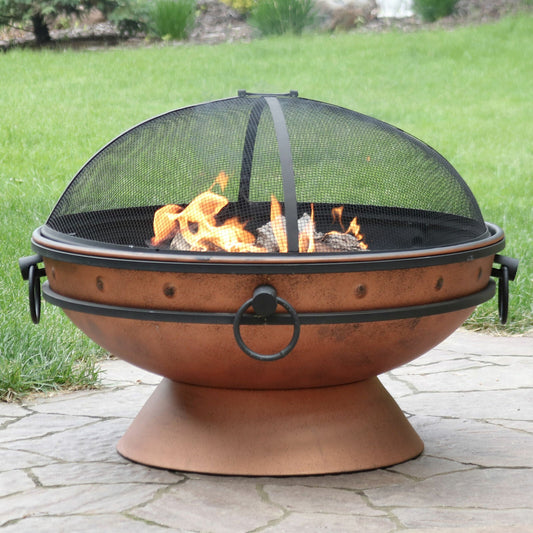 Large Compact Tabletop Fire Pit Bowl