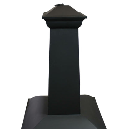 Heavy Duty Modern Steel Chiminea Wood Burning Fire Pit