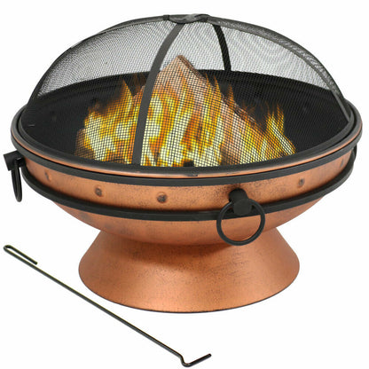 Large Compact Tabletop Fire Pit Bowl