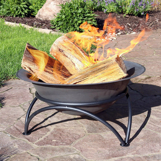 Portable Small Outdoor Backyard Wood Burning Fire Pit