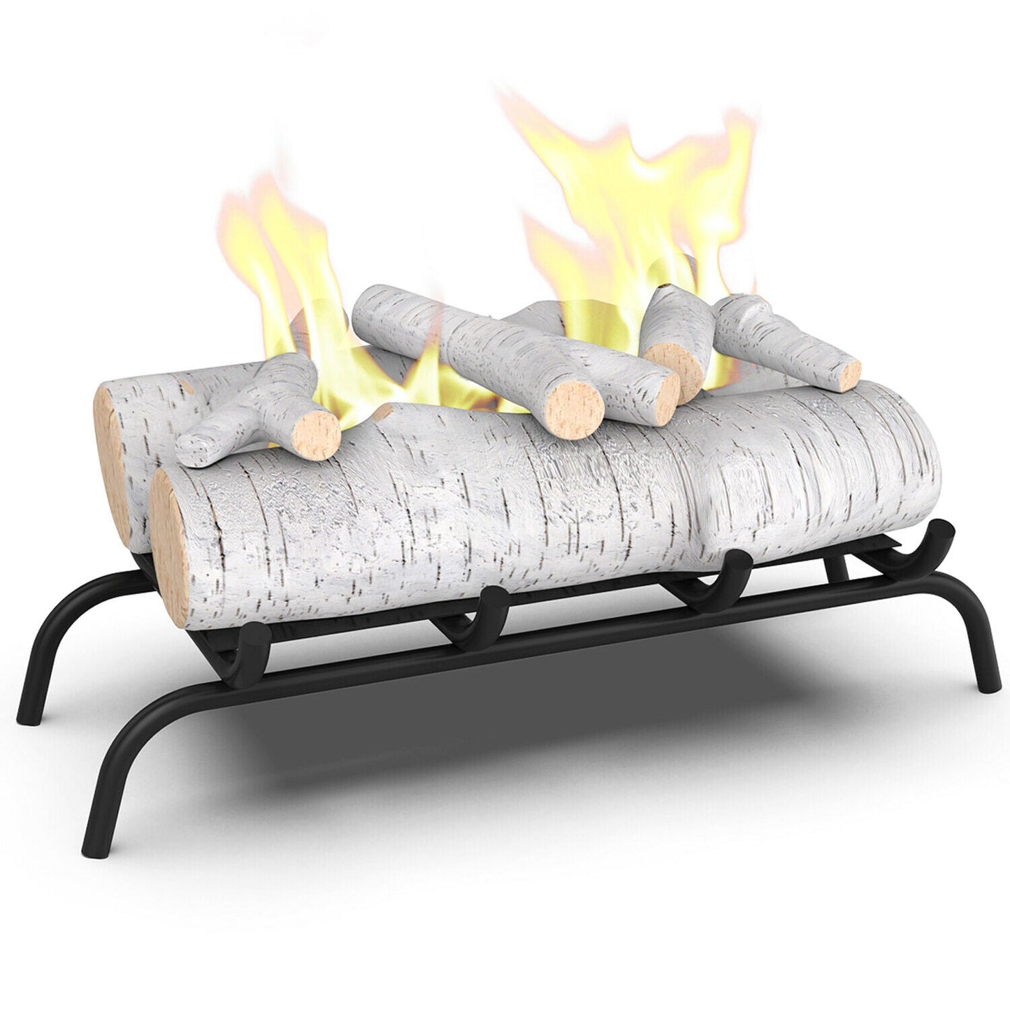 Heavy Duty Ventless Gas Fireplace Log Set 18"