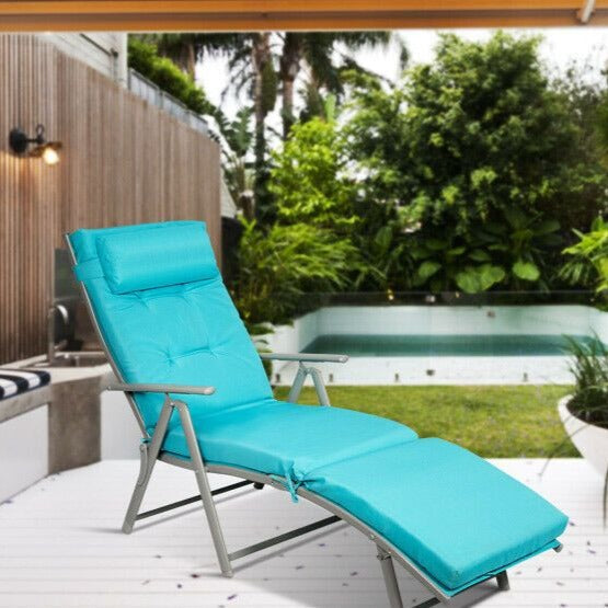 Premium Outdoor Foldable Chaise Lounge Chair