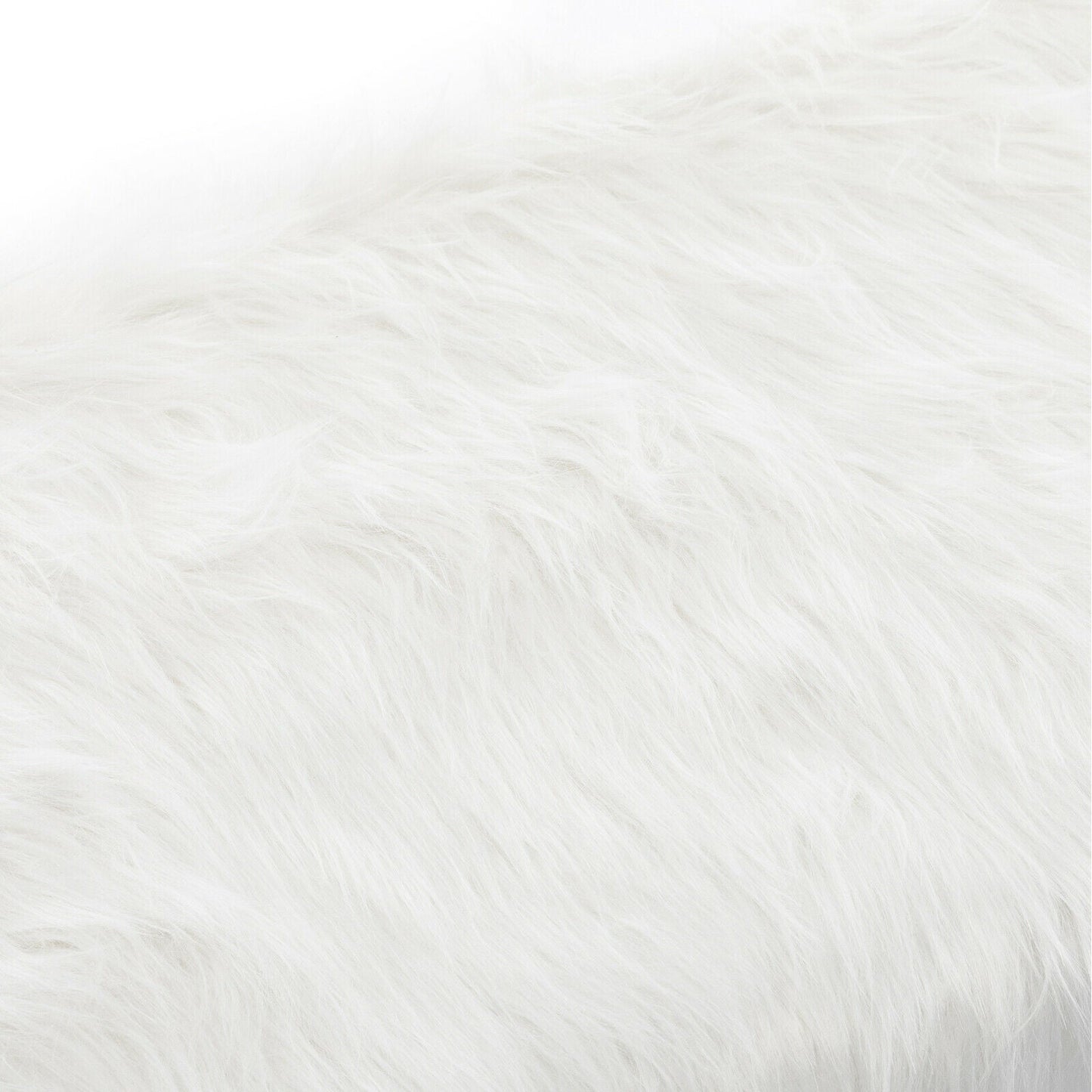 Luxurious Rolling Faux Fur Fuzzy Desk Chair