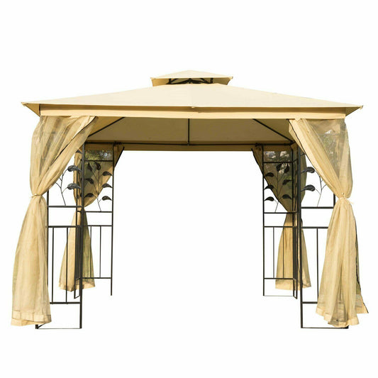 Large Modern Outdoor Backyard Patio Gazebo Pergola 10' x 10'