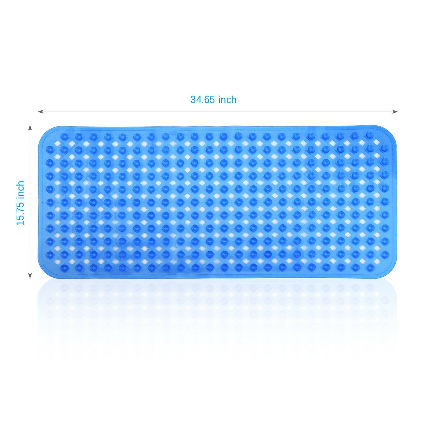 Extra Long Luxurious Non Slip Bathtub Mat