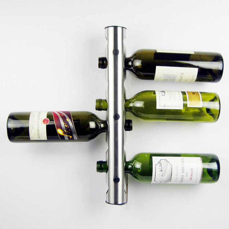 Modern Wall Mounted Hanging Wine Holder Rack